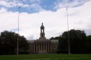 24 * Old Main, our university administrative building and the oldest building on campus.  This is where we staged our press conference when I was protesting for more clean energy at PSU! * 612 x 408 * (21KB)