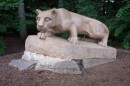 34 * And here is the famous Nittany Lion statue, a shrine to university pride and heritage. * 612 x 408 * (37KB)
